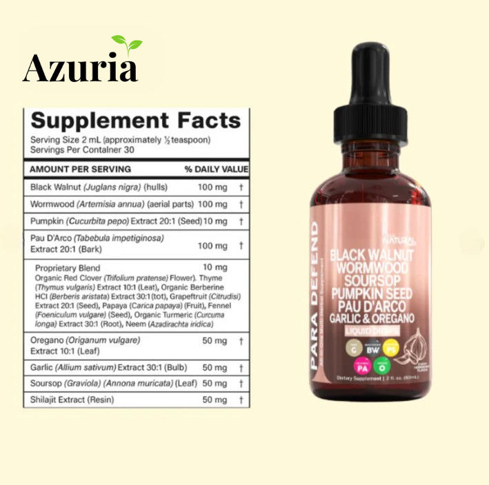 Azuria Wormwood Black Walnut Parasite Cleanse